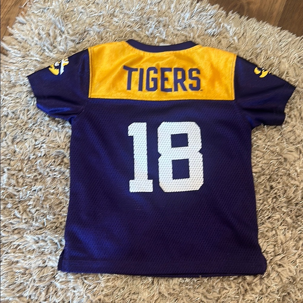 Kids Purple and Gold LSU Tigers Jersey - Picture 3 of 3